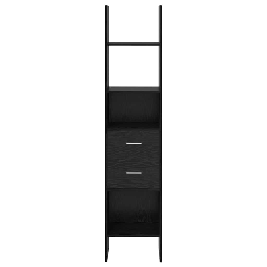 Bokskap Svart eik 40 x 35 x 180 cm Konstruert tre