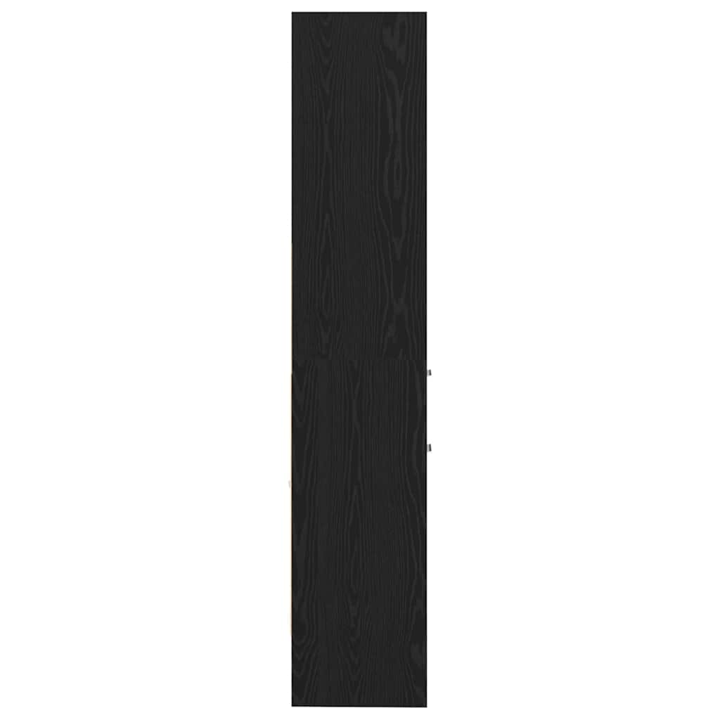 Bokskap Svart eik 40 x 35 x 180 cm Konstruert tre