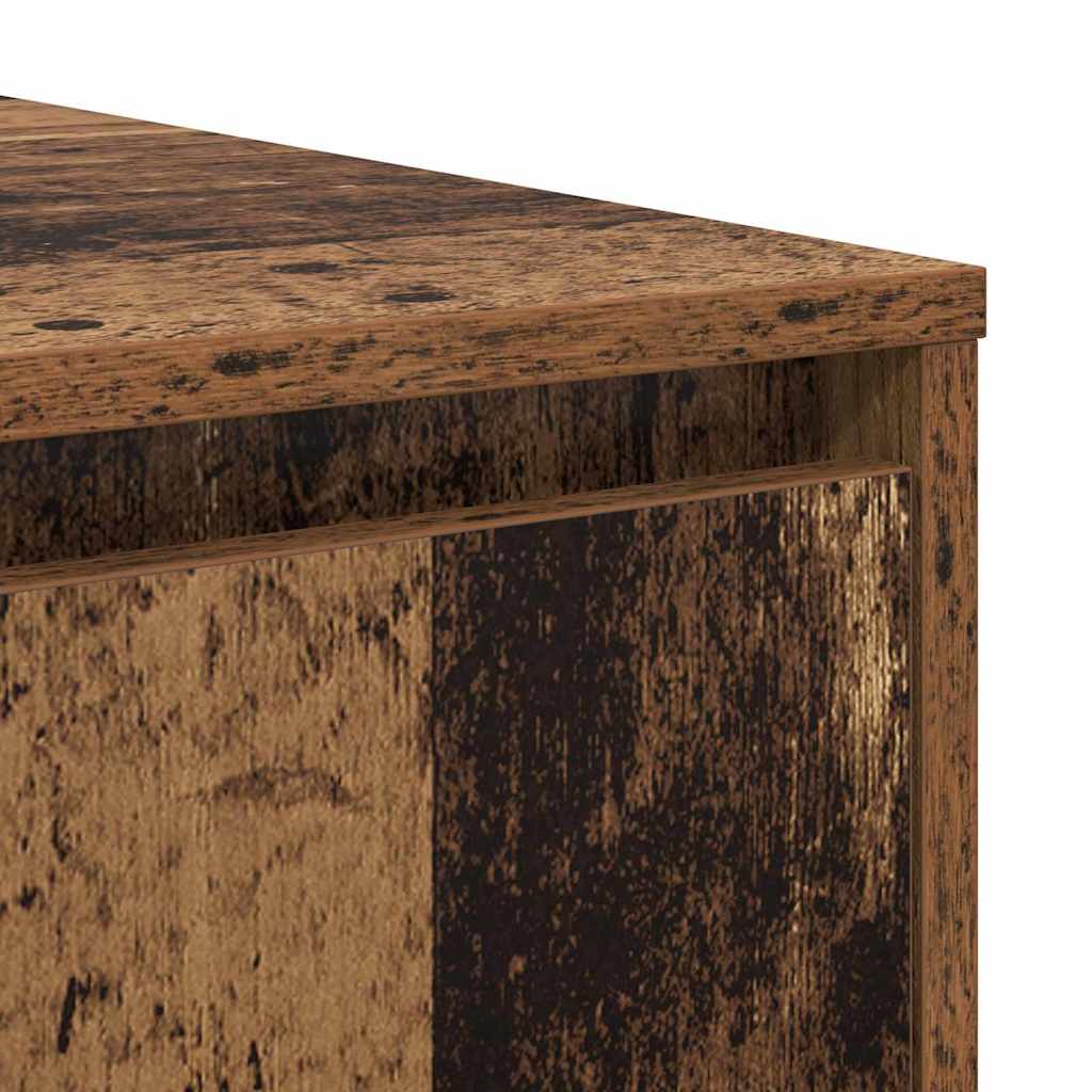 Kaffebord med skuff Gammelt tre 80 x 80 x 31 cm Konstruert tre