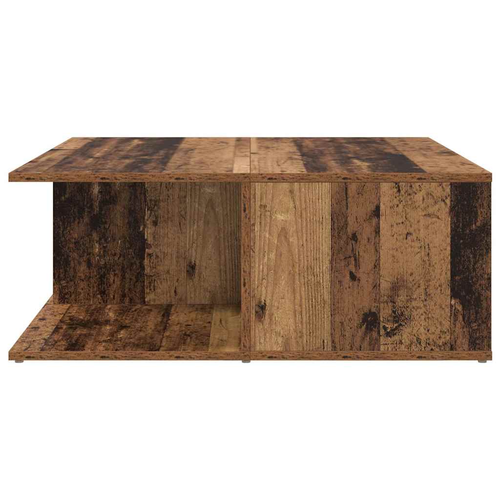 Kaffebord med skuff Gammelt tre 80 x 80 x 31 cm Konstruert tre