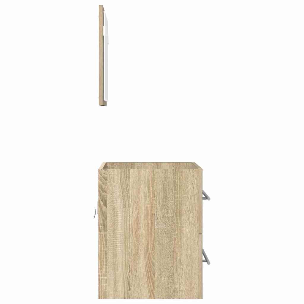 Baderomsinnredningssett med skuff Brun 41 x 38,5 x 48 cm