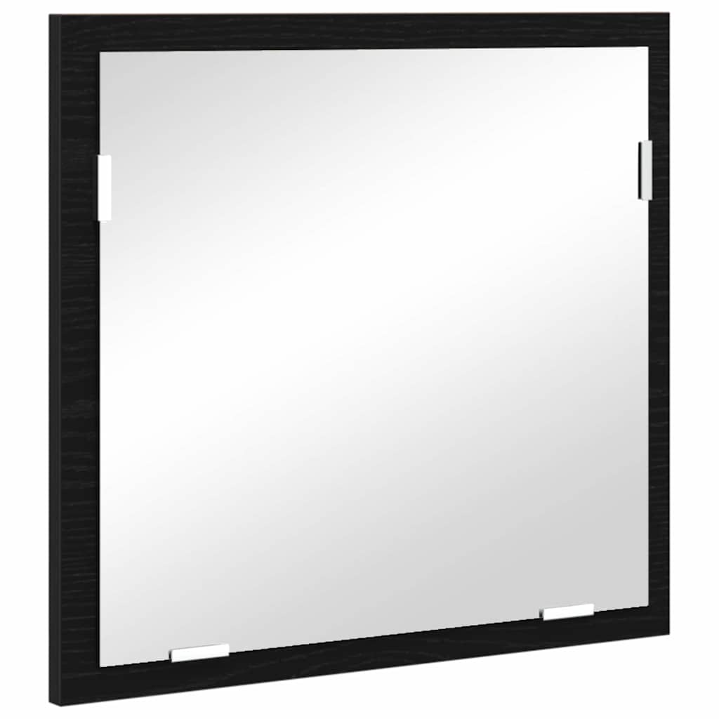 Baderomsinnredningssett med skuff Svart 41 x 38,5 x 48 cm