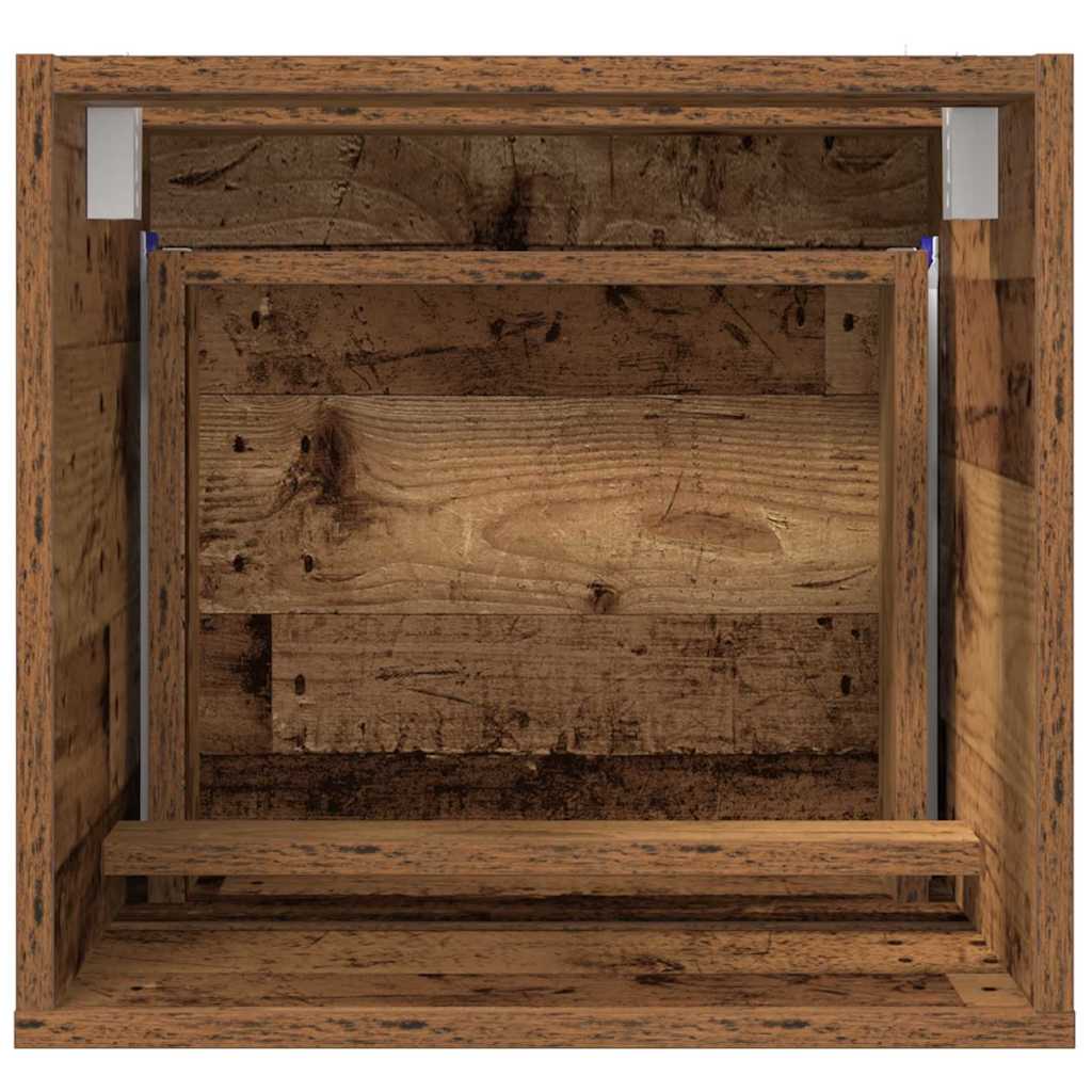 Baderomsskap Gamle tre 41 x 38,5 x 45 cm Konstruert tre