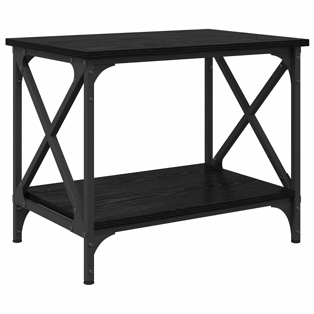 Sidetabell Svart Eik 55 x 38 x 45 cm Konstruert tre