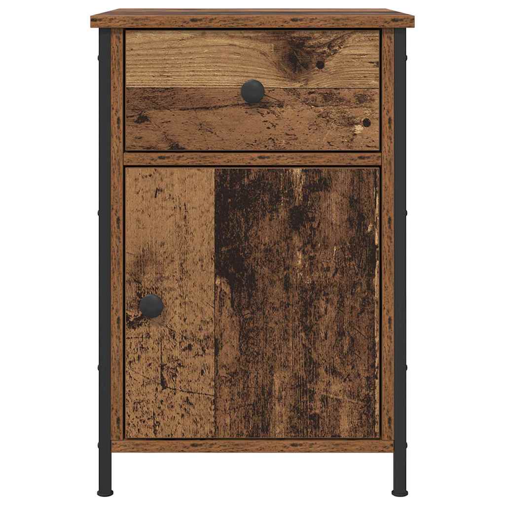 Nattbordskap 2 pcs Gammelt tre 40 x 42 x 60 cm Konstruert tre