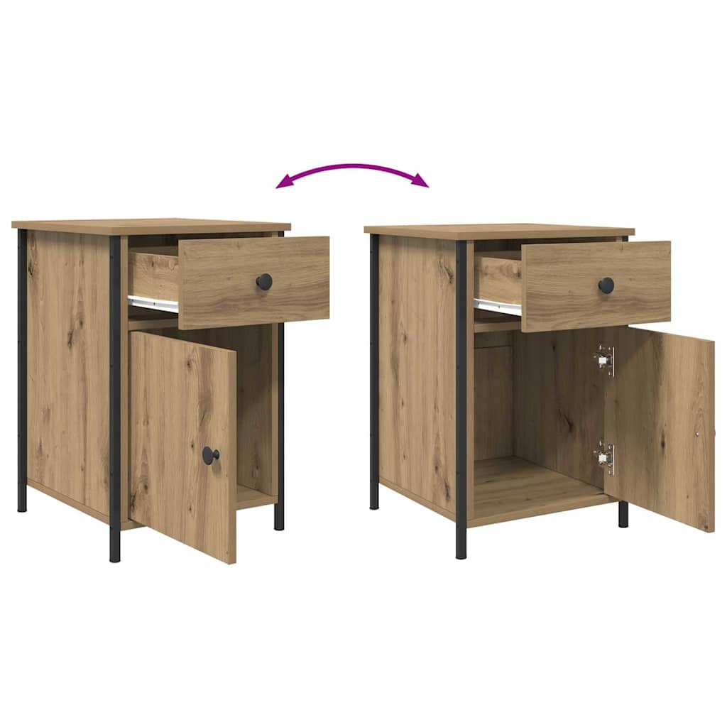 Nattbordskap Artisan Eik 40 x 42 x 60 cm Konstruert tre