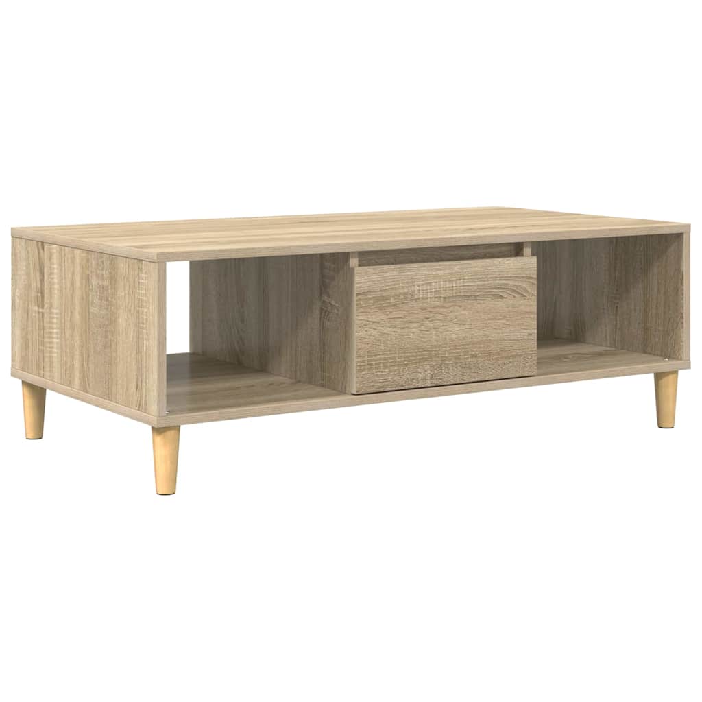 Kaffebord Sonoma eik 102 x 55 x 35 cm Konstruert tre