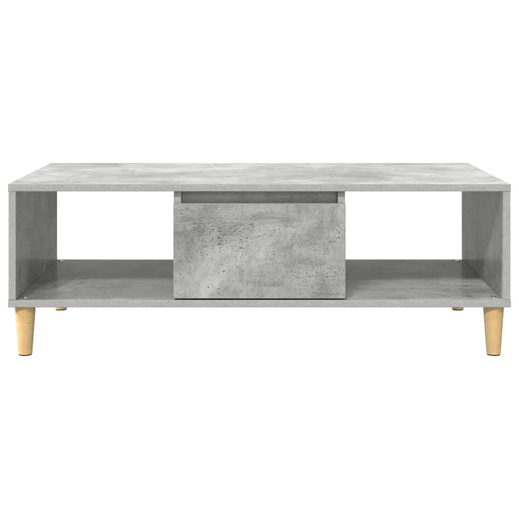 Kaffebord Betonggrå 102 x 55 x 35 cm Konstruert tre