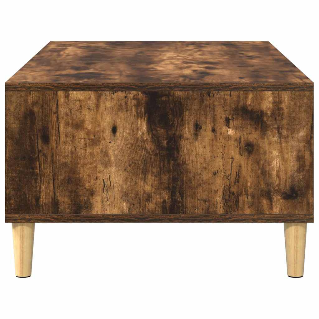 Kaffebord Røkt eik 102 x 55 x 35 cm Konstruert tre