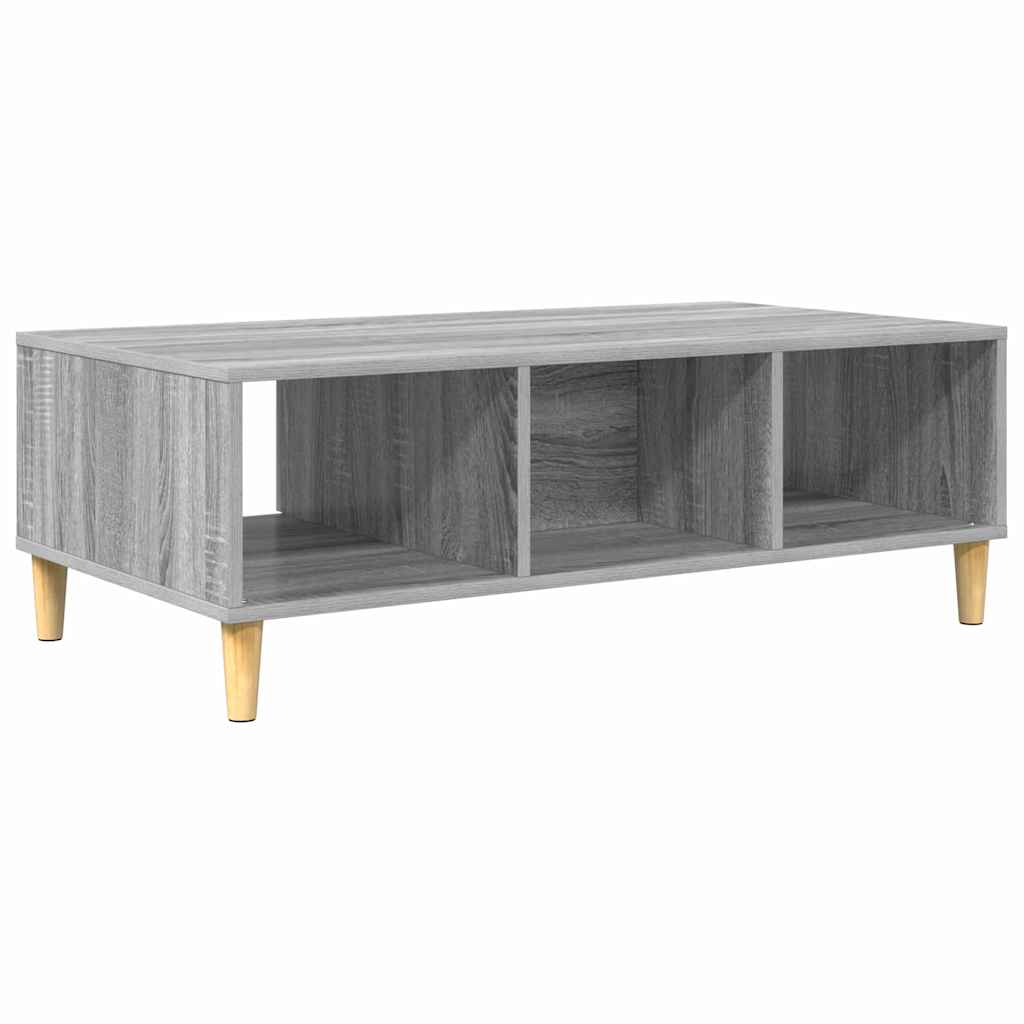 Kaffebord Grå Sonoma 102 x 55 x 35 cm Konstruert tre