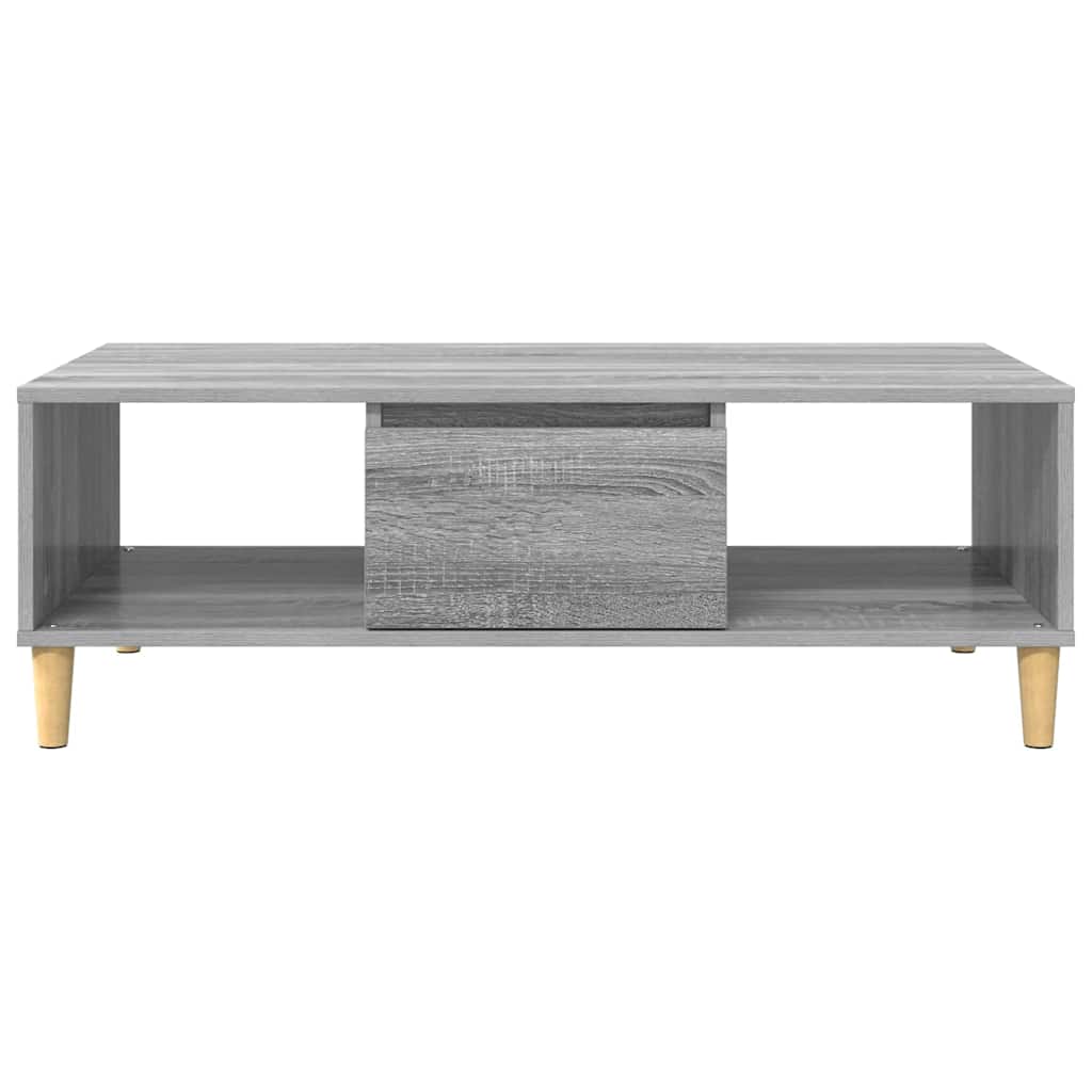 Kaffebord Grå Sonoma 102 x 55 x 35 cm Konstruert tre
