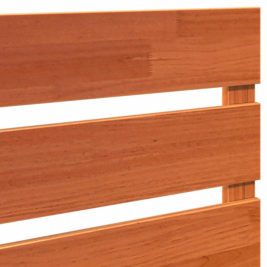 Hodegavl Vokset Brun 200,5 x 3 x 80 cm Massiv furu