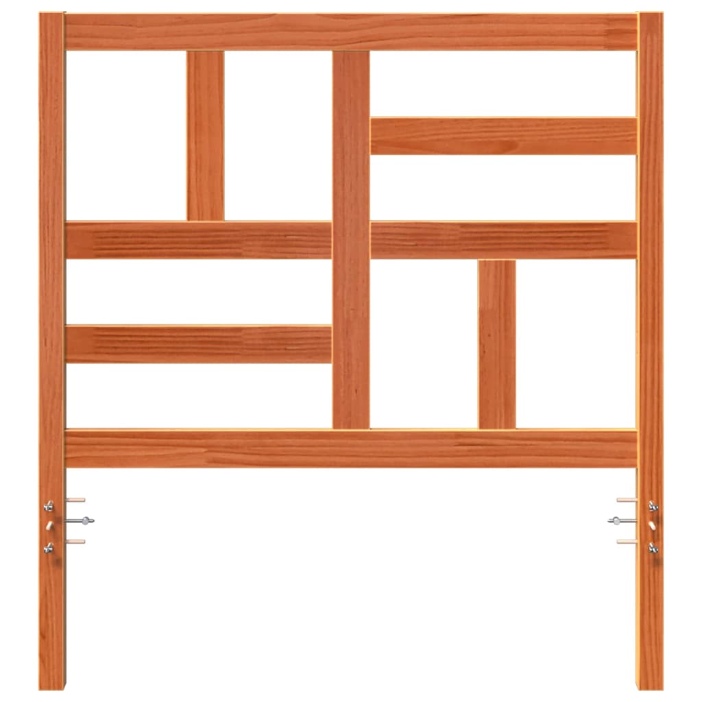 Seng Hodegjerde Vokset Brun 80,5 x 4 x 104 cm Massiv furu