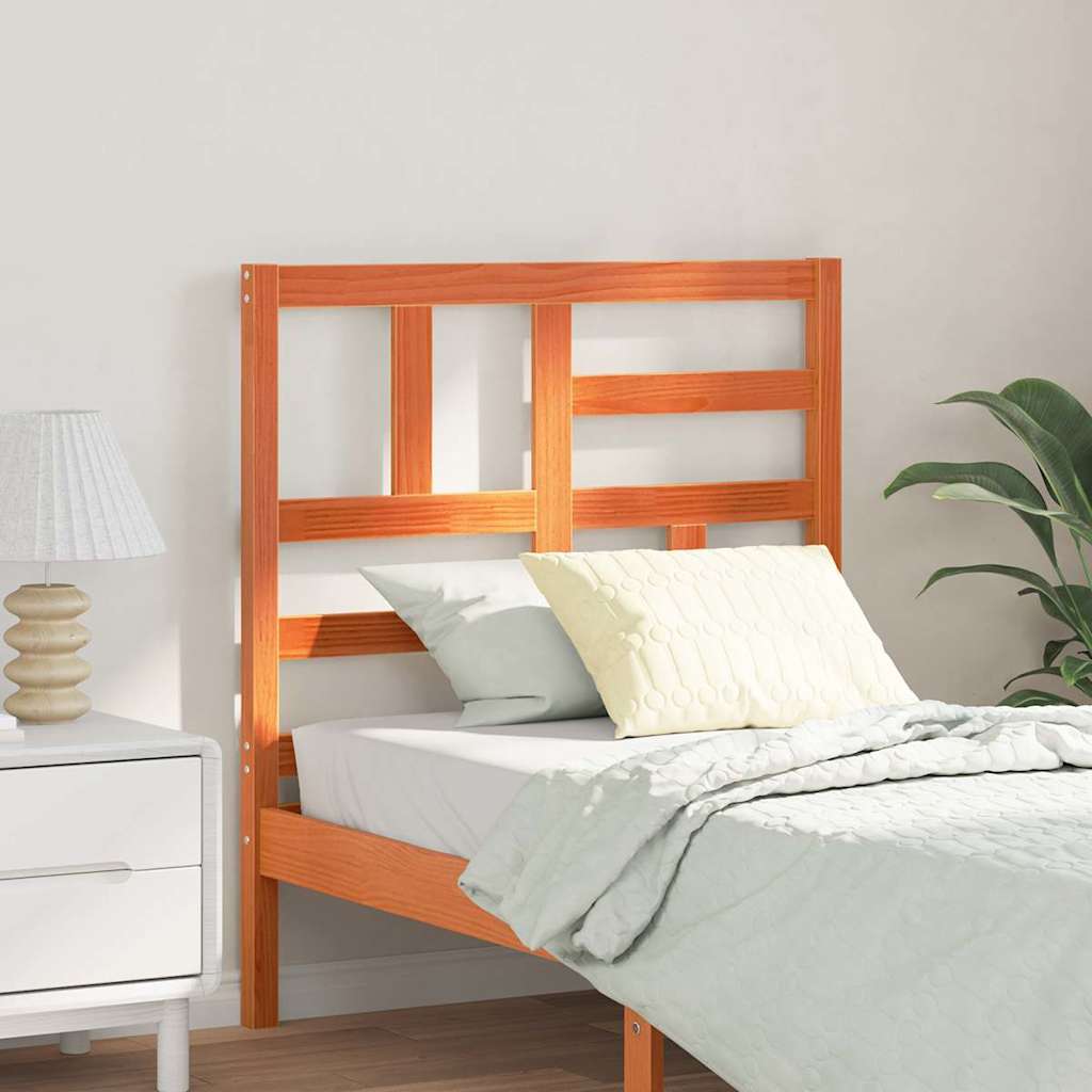 Seng Hodegjerde Vokset Brun 105,5 x 4 x 104 cm Massiv furu