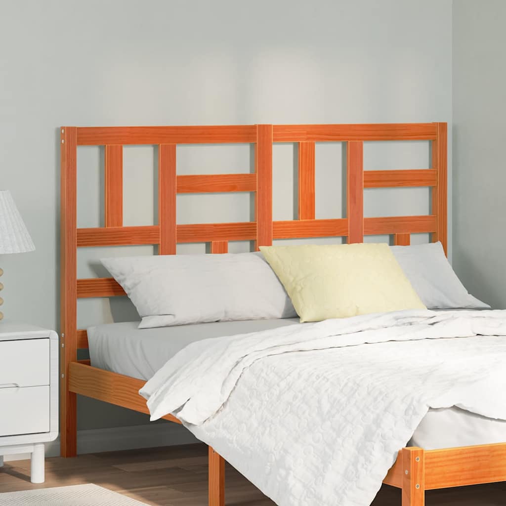Seng Hodegjerde Vokset Brun 145,5 x 4 x 104 cm Massiv furu