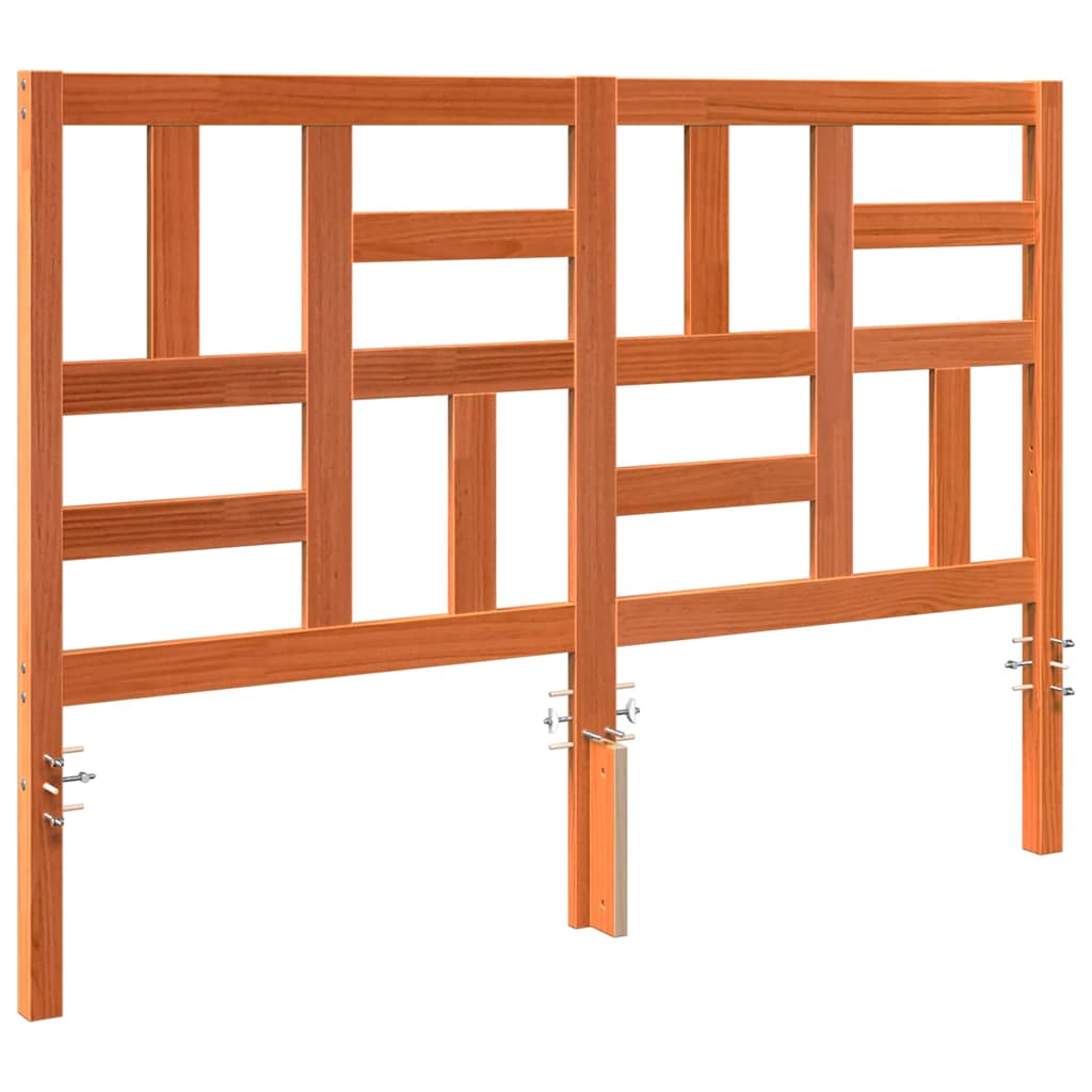 Seng Hodegjerde Vokset Brun 145,5 x 4 x 104 cm Massiv furu