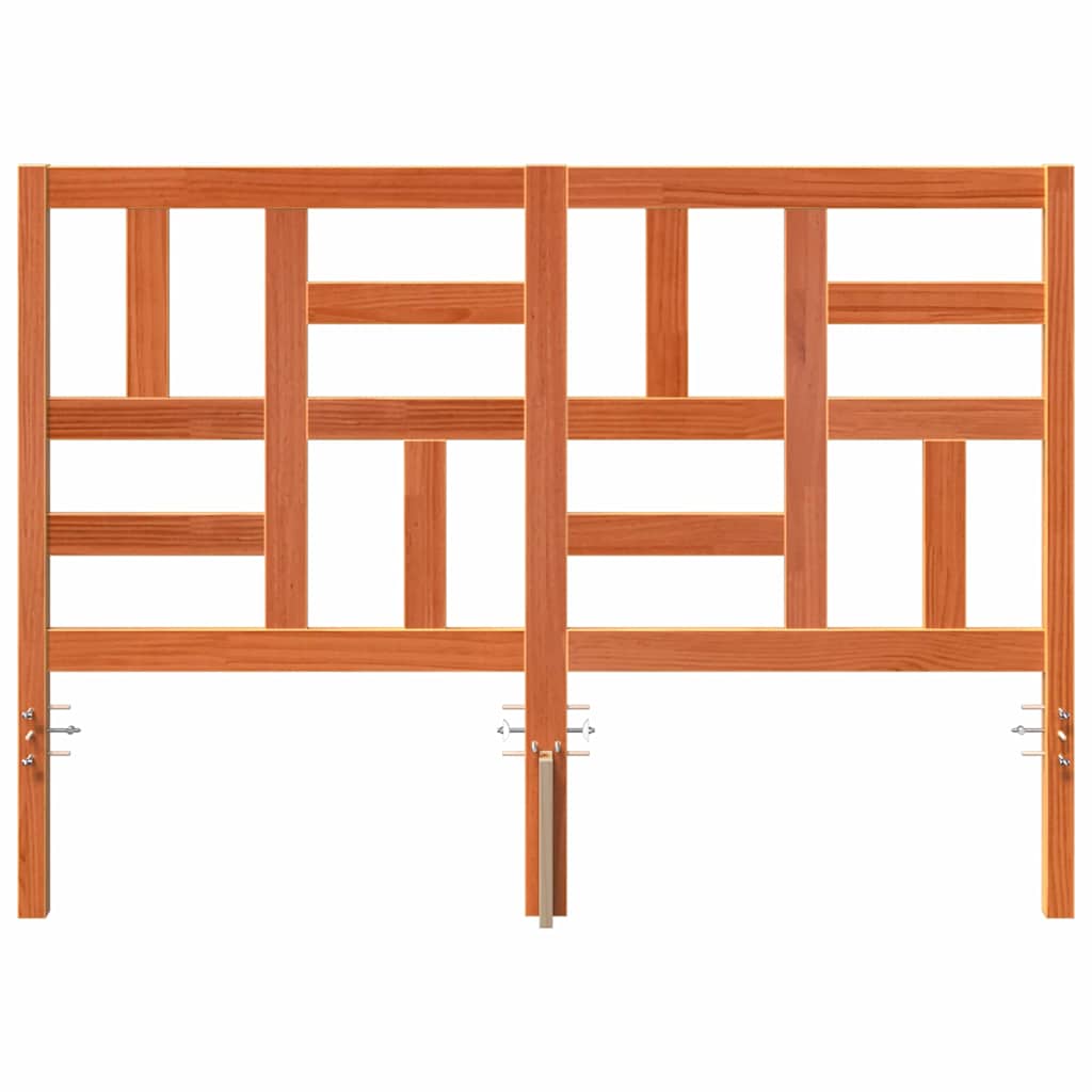 Seng Hodegjerde Vokset Brun 145,5 x 4 x 104 cm Massiv furu