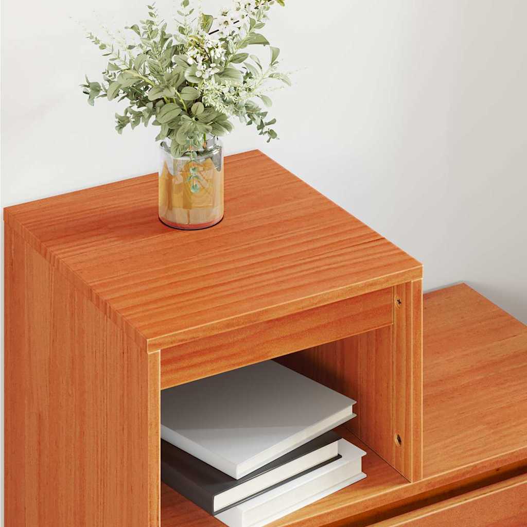 Nattbordskap Vokset Brun 60 x 34 x 51 cm Konstruert tre