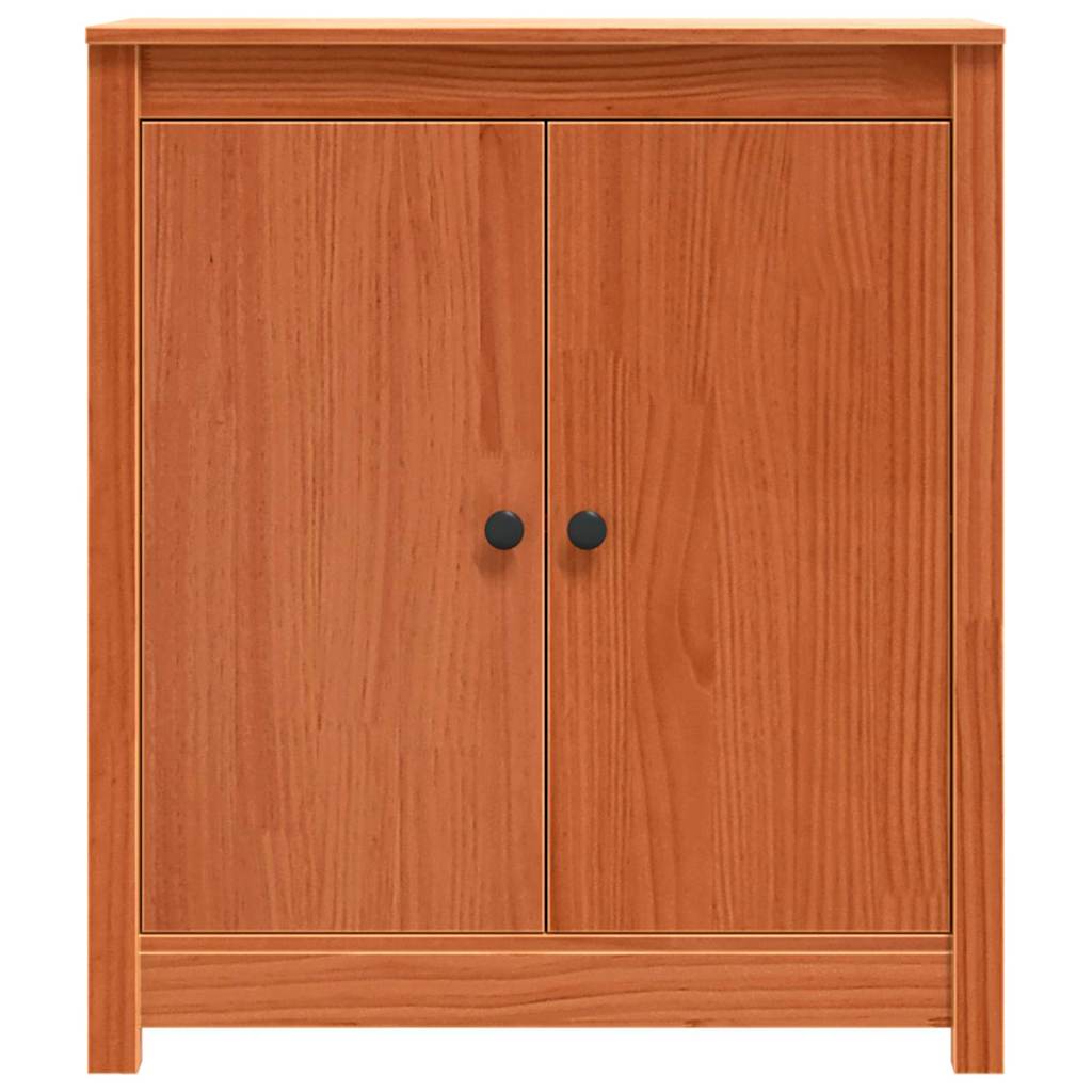 Serviesskap Vokset Brun 70 x 35 x 80 cm Massiv furu