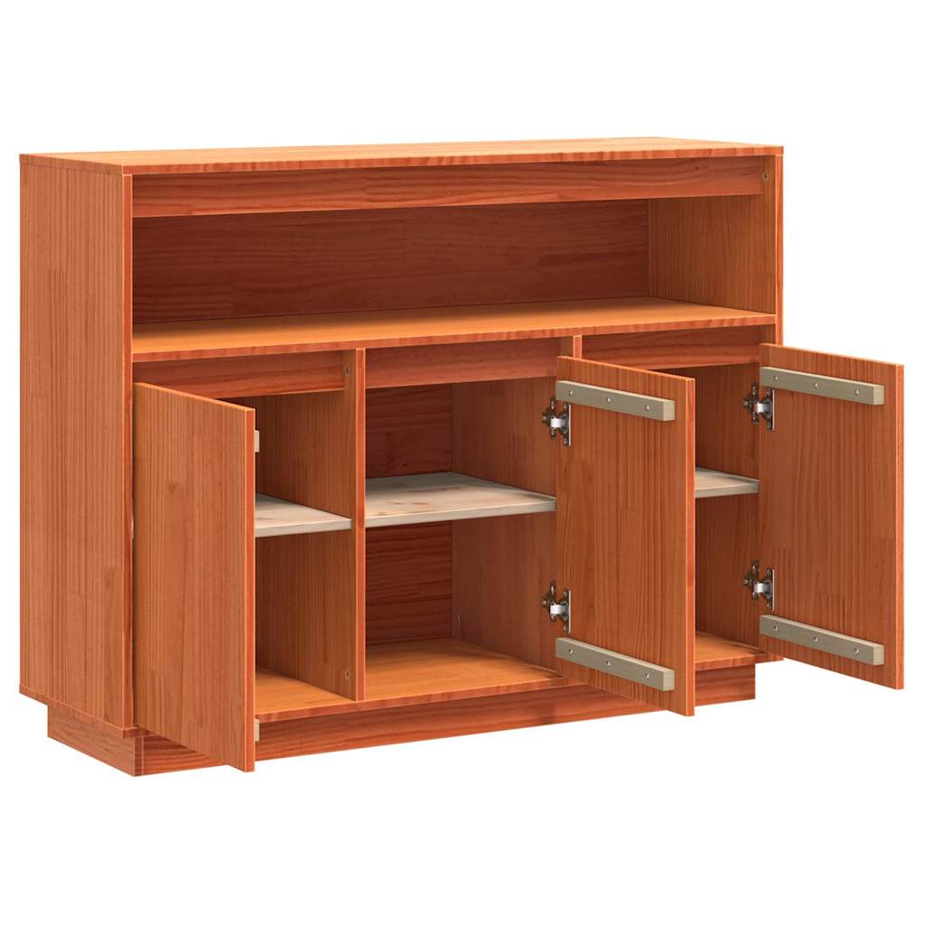 Serviesskap Vokset Brun 104,5 x 34 x 80 cm Massiv furu