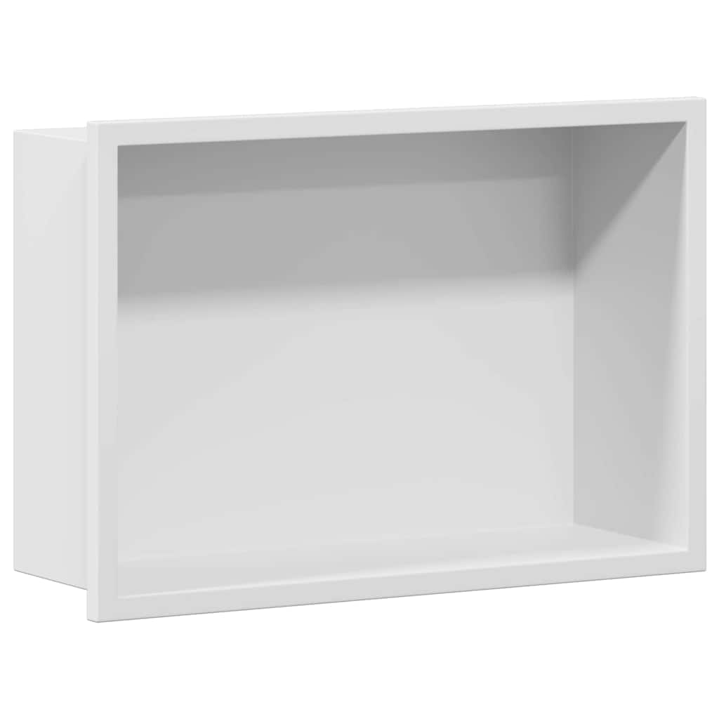 Dusjniche Hvit 30 x 20 x 9,5 cm Rustfritt stål