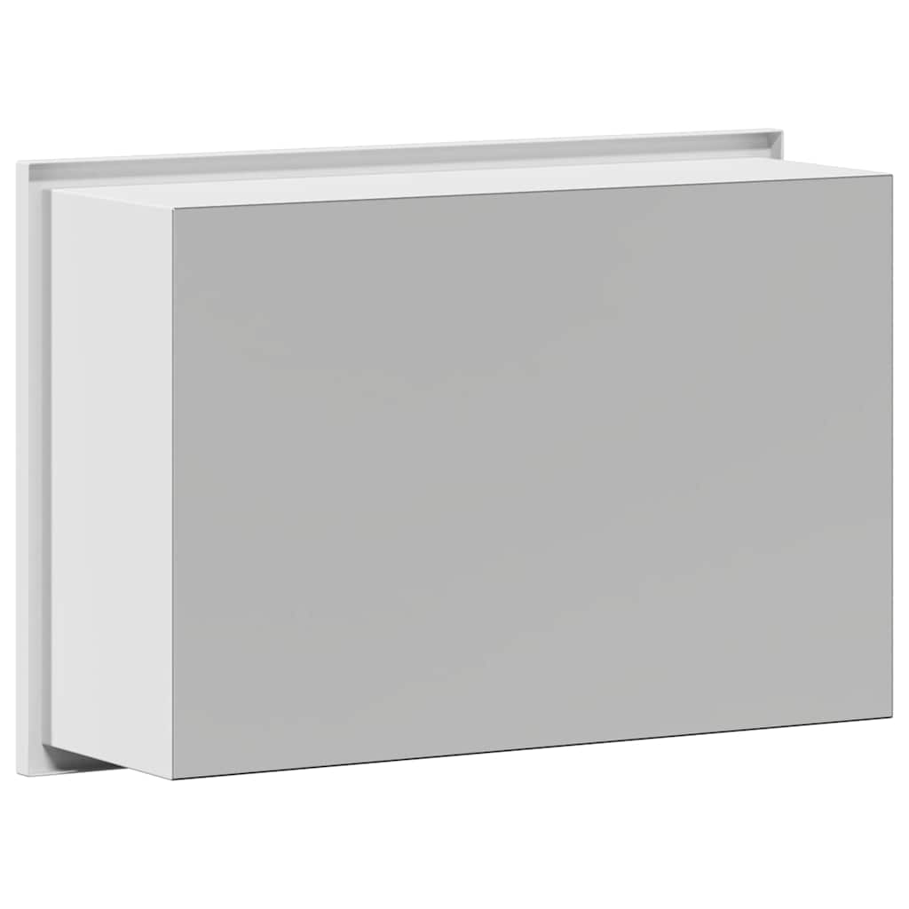 Dusjniche Hvit 30 x 20 x 9,5 cm Rustfritt stål