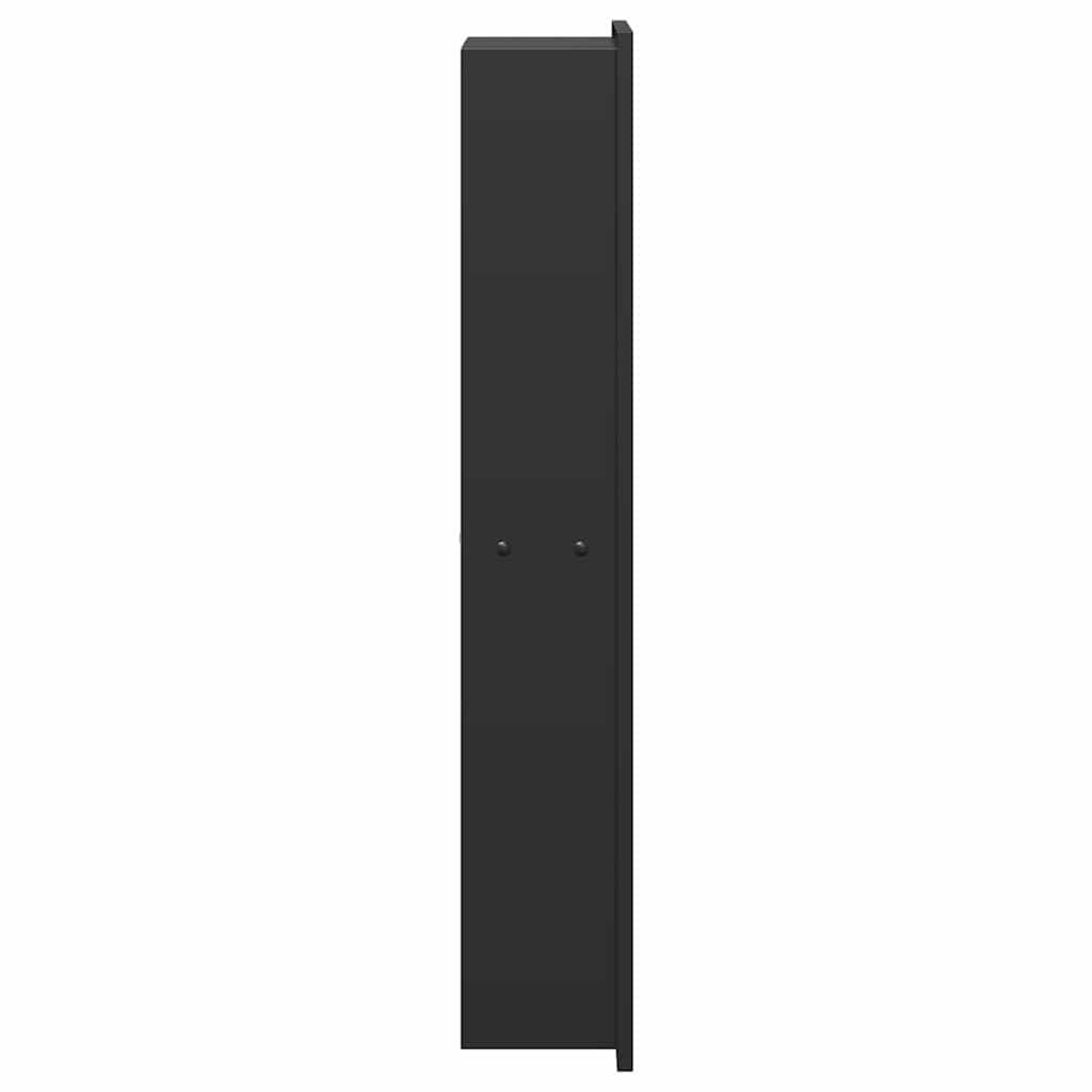 Dusjniche Svart 60 x 20 x 9,5 cm Rustfritt Stål