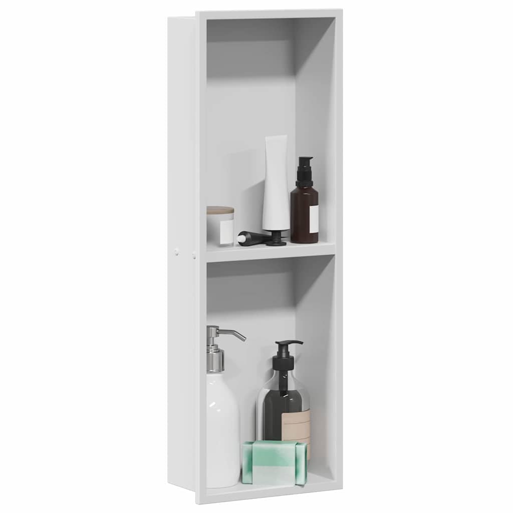 Dusjniche Hvit 60 x 20 x 9,5 cm Rustfritt Stål