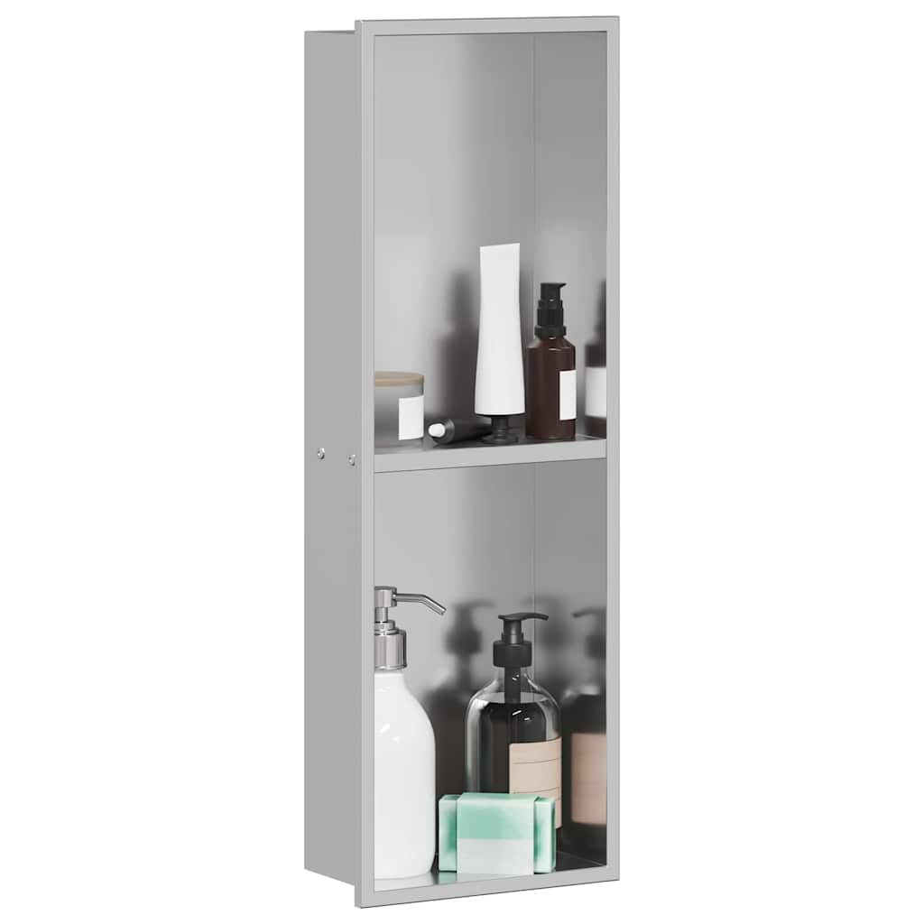 Dusjniche sølv 60 x 20 x 9,5 cm Rustfritt Stål