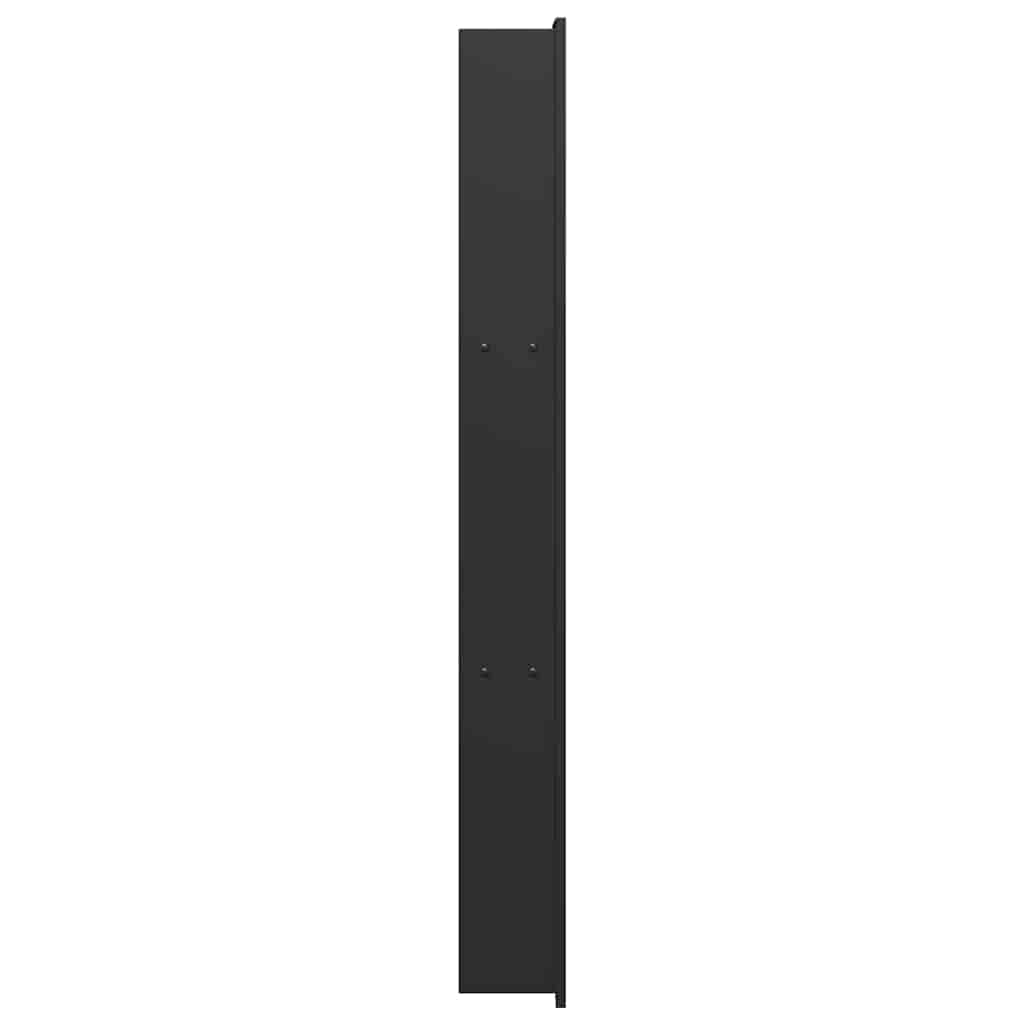 Dusjniche Svart 90 x 20 x 9,5 cm Rustfritt Stål