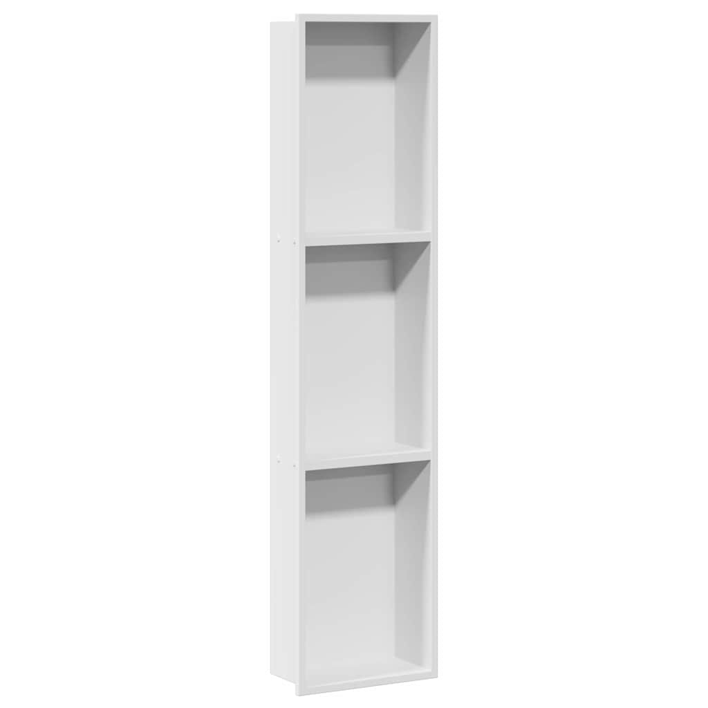 Dusjniche Hvit 90 x 20 x 9,5 cm Rustfritt Stål