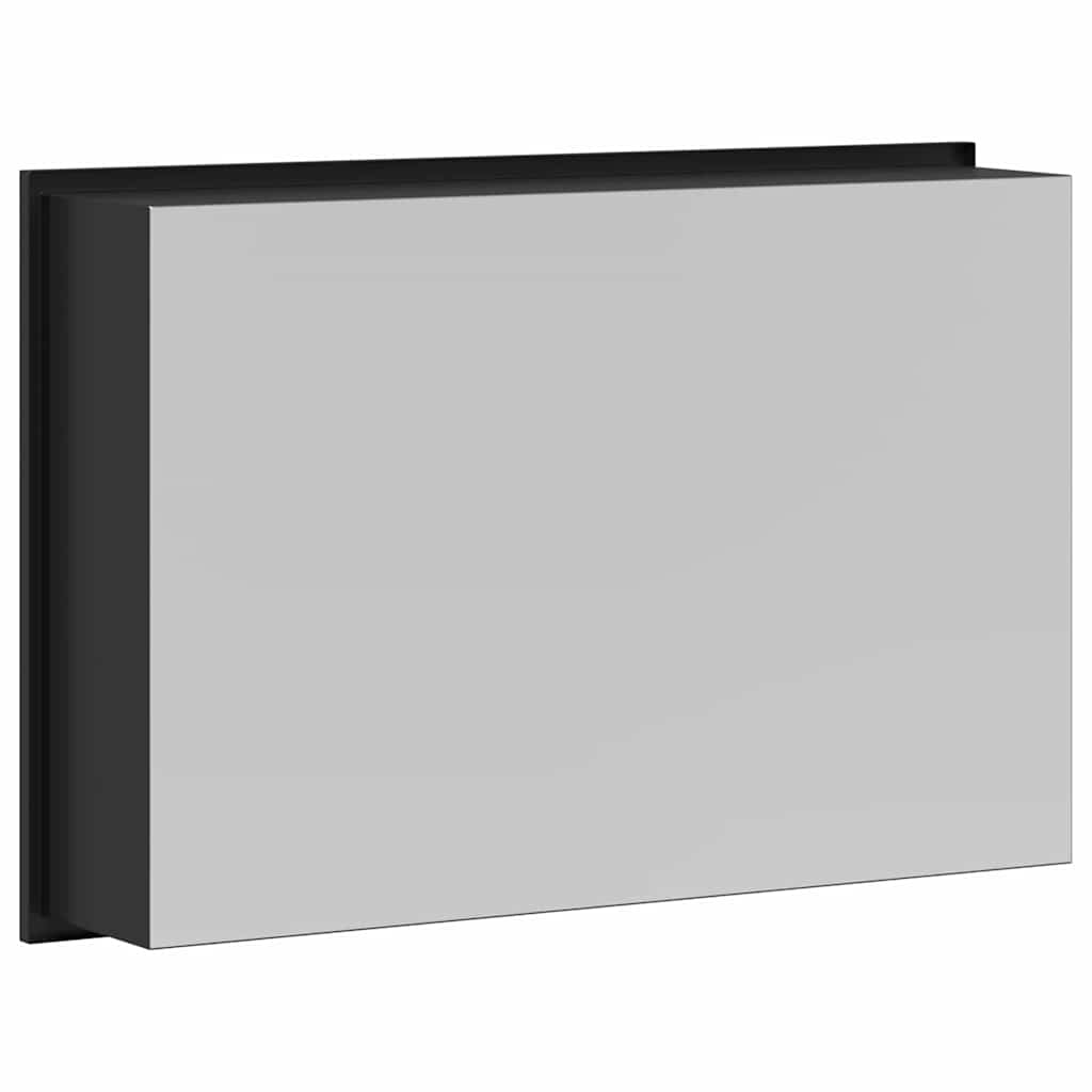Dusjniche Svart 45 x 30 x 9,5 cm Rustfritt Stål