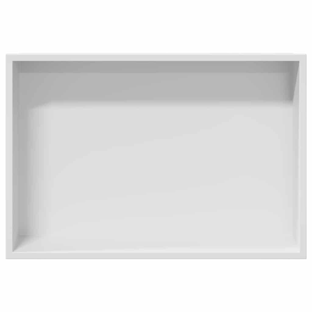 Dusjniche Hvit 45 x 30 x 9,5 cm Rustfritt Stål