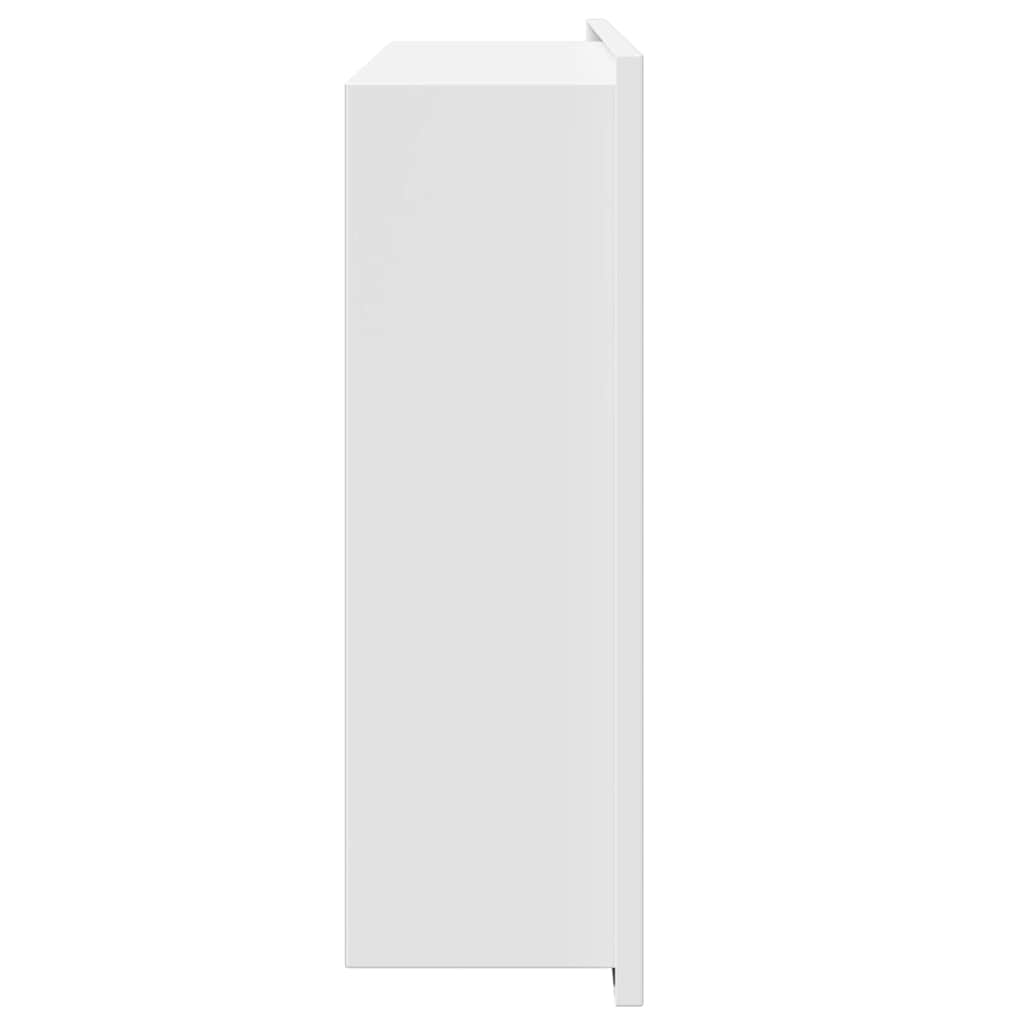 Dusjniche Hvit 45 x 30 x 9,5 cm Rustfritt Stål