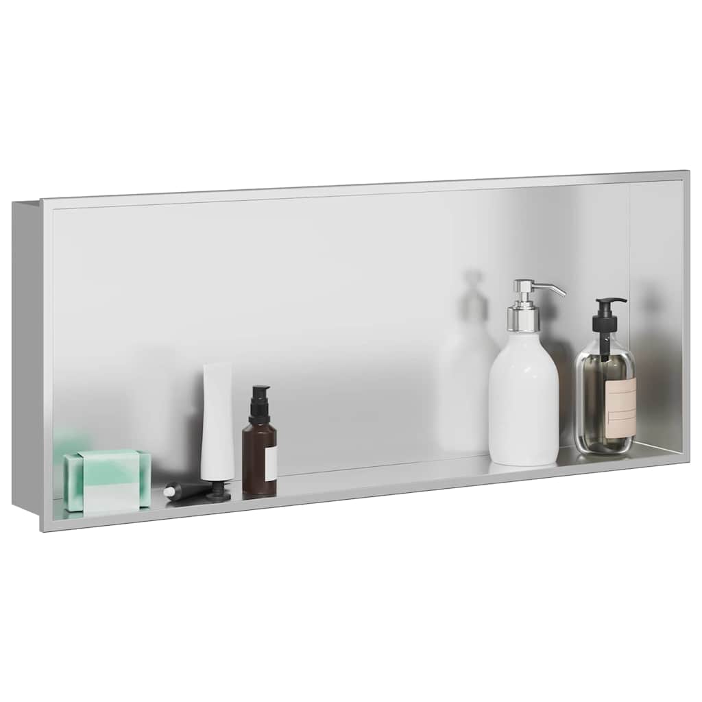 Dusjniche sølv 75 x 30 x 9,5 cm Rustfritt Stål