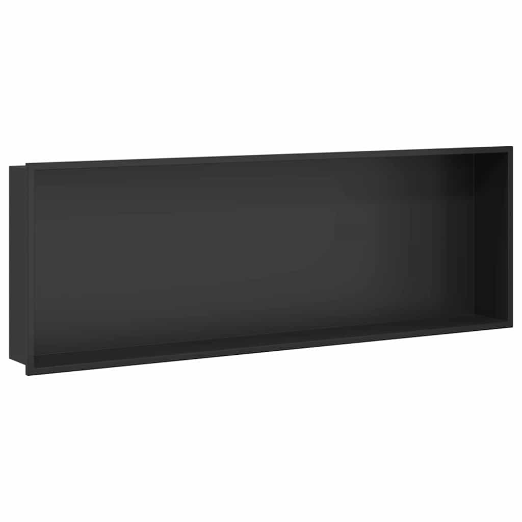 Dusjniche Svart 90 x 30 x 9,5 cm Rustfritt Stål
