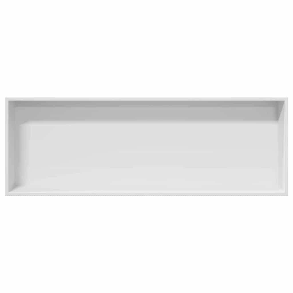 Dusjniche Hvit 90 x 30 x 9,5 cm Rustfritt Stål