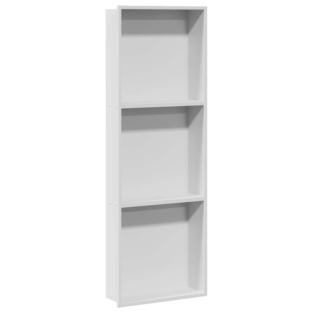 Dusjniche Hvit 90 x 30 x 9,5 cm Rustfritt Stål