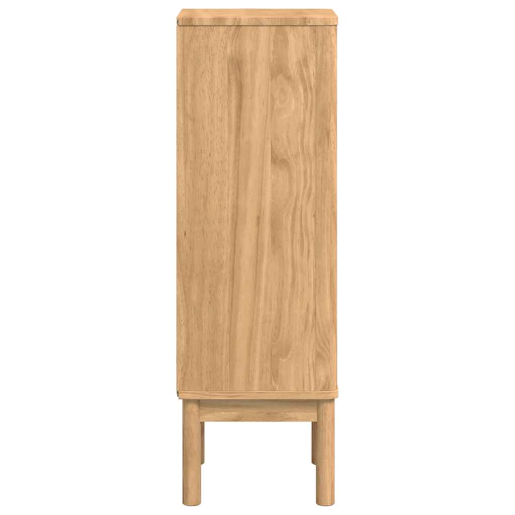 Baderomsskap FLORO Vokset Brun 35 x 30 x 90 cm Massiv furu