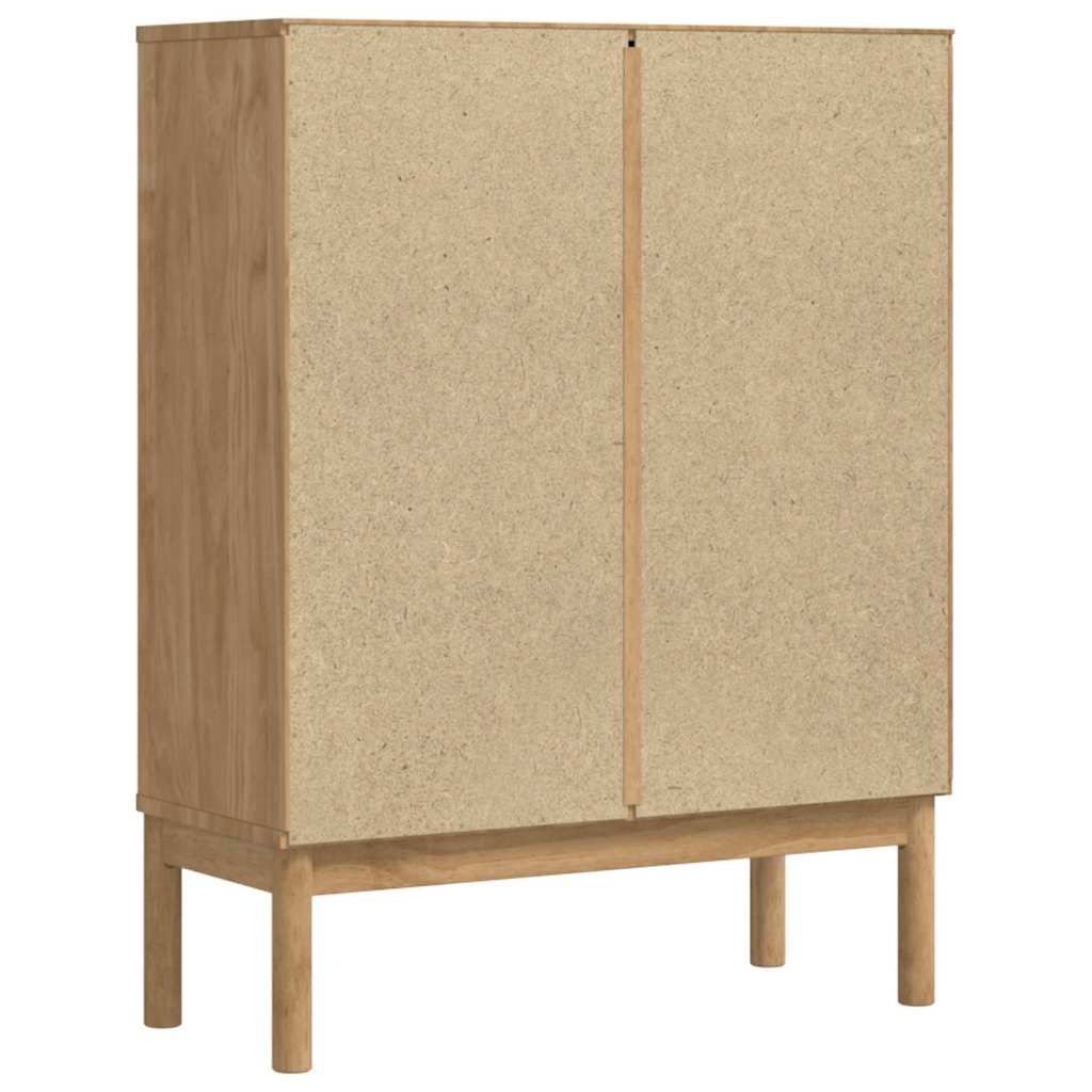 Serviesskap FLORO Vokset Brun 70 x 30 x 70,5 cm Massiv furu