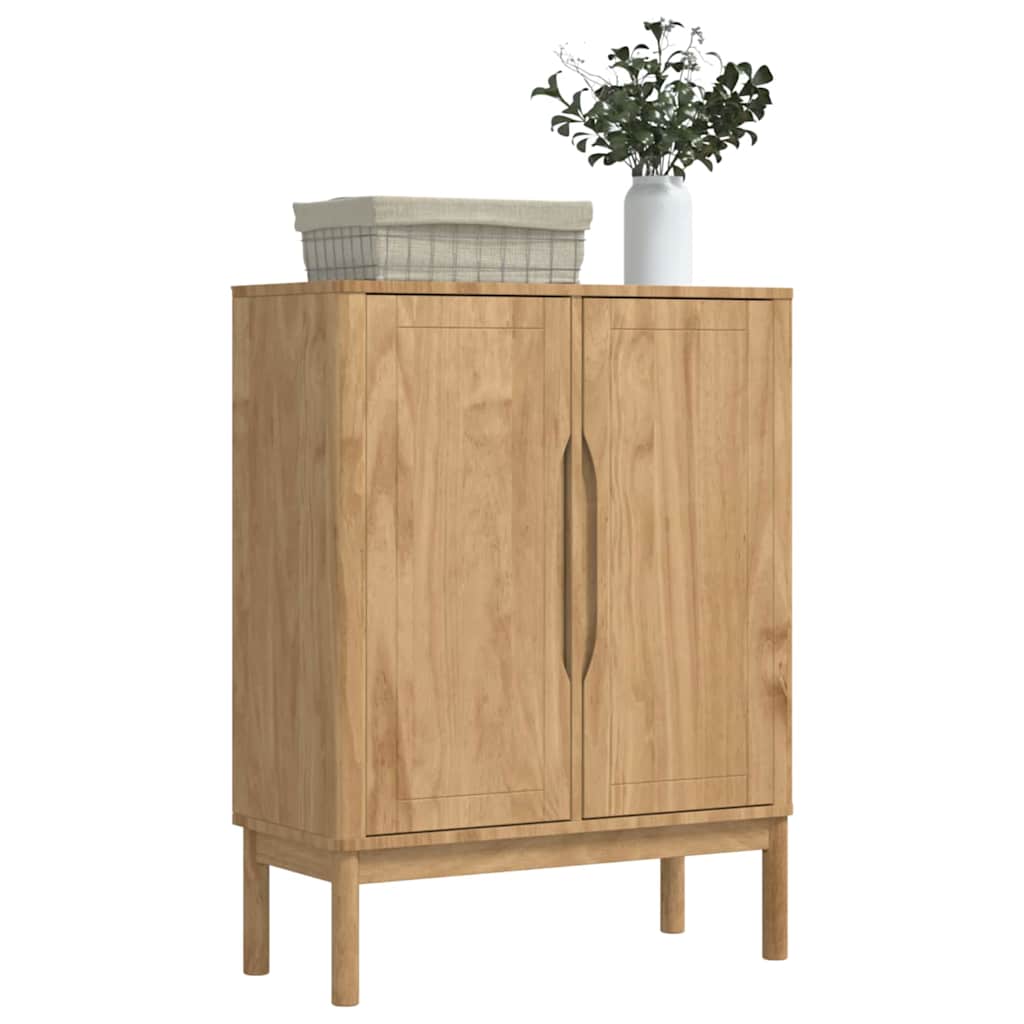 Serviesskap FLORO Vokset Brun 70 x 30 x 70,5 cm Massiv furu