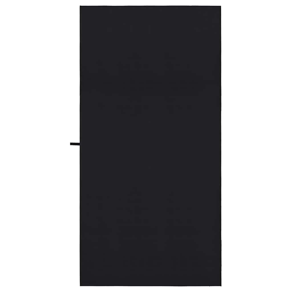 Sportshåndklær 2 pcs Svart 200 x 100 cm Polyester og polyamid