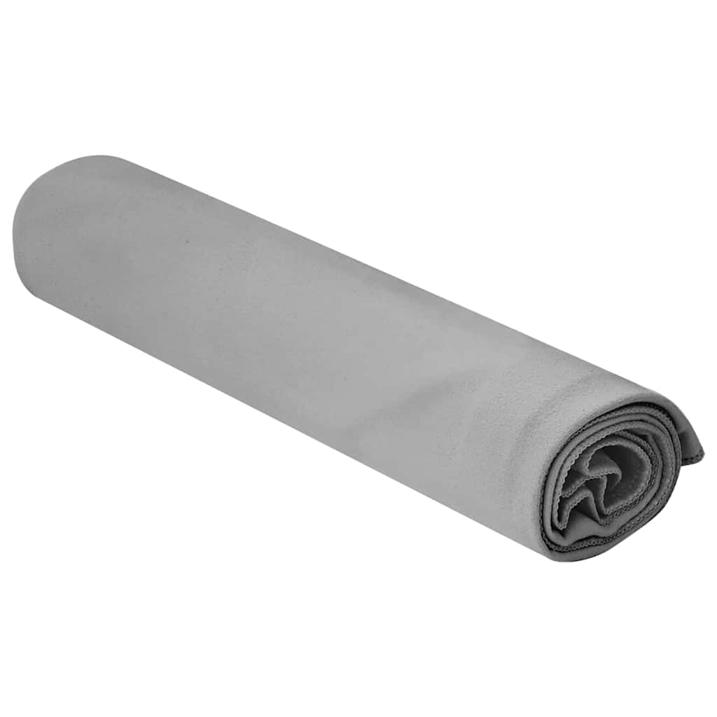 Sportshåndklær 2 pcs Mørke grå 100 x 50 cm