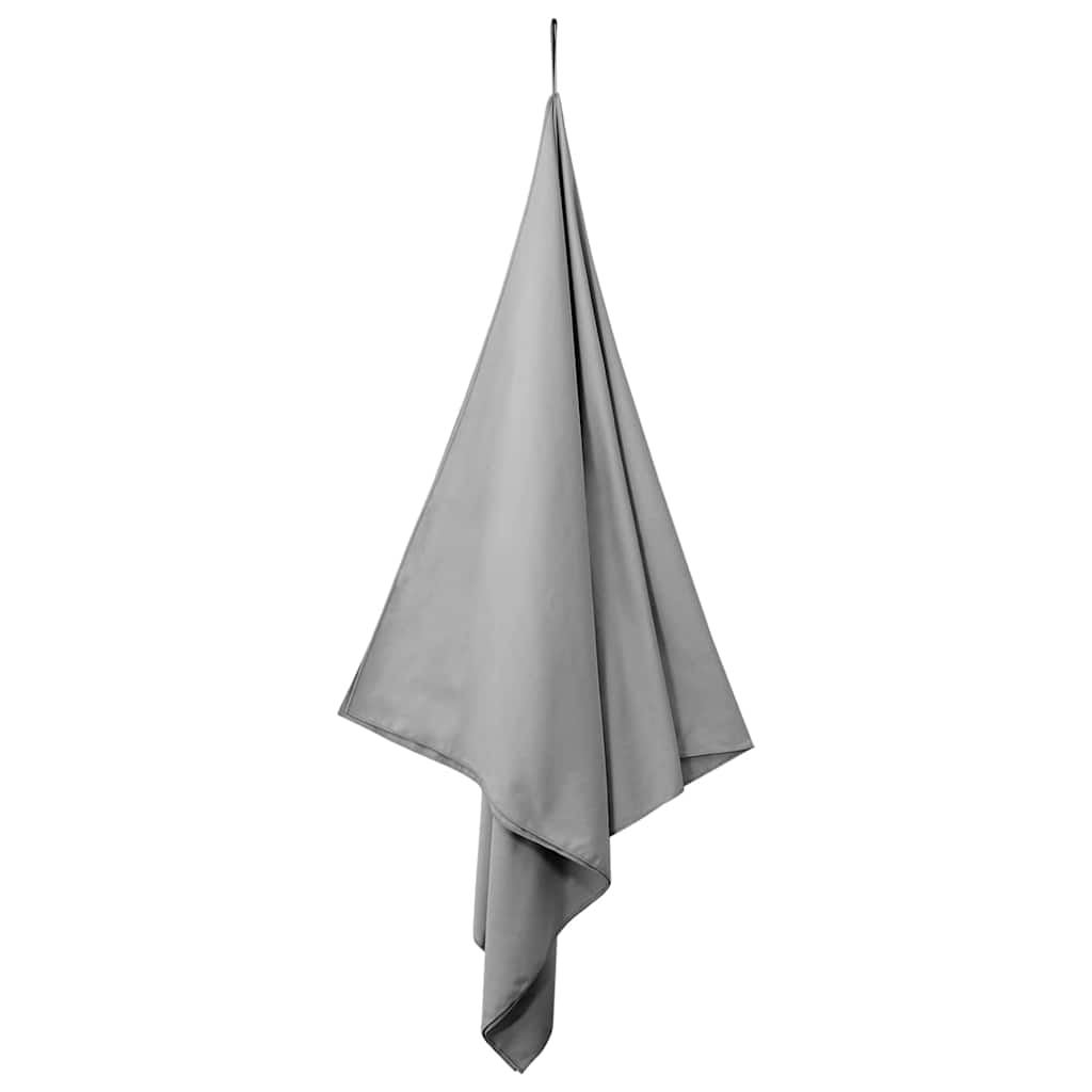 Sportshåndklær 2 pcs Mørke grå 200 x 100 cm