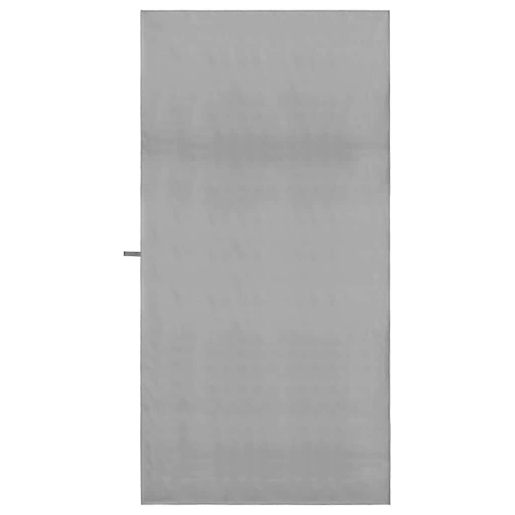 Sportshåndklær 2 pcs Mørke grå 200 x 100 cm