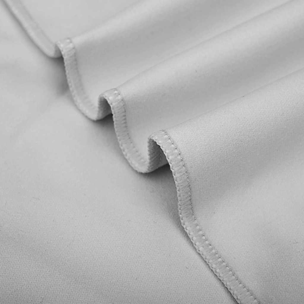 Sportshåndklær 2 pcs Grå 50 x 30 cm Polyester og polyamid