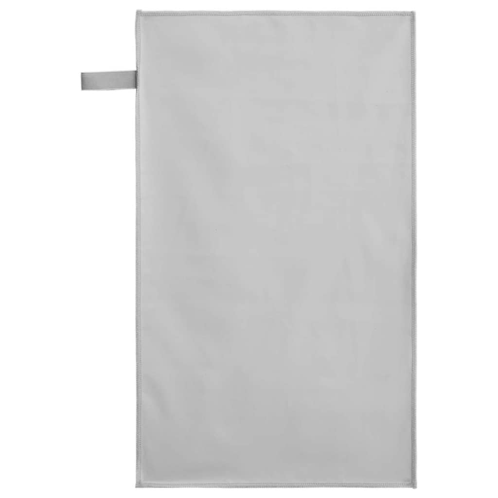 Sportshåndklær 2 pcs Grå 50 x 30 cm Polyester og polyamid
