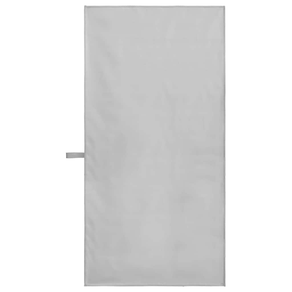 Sportshåndklær 2 pcs Grå 100 x 50 cm Polyester og polyamid