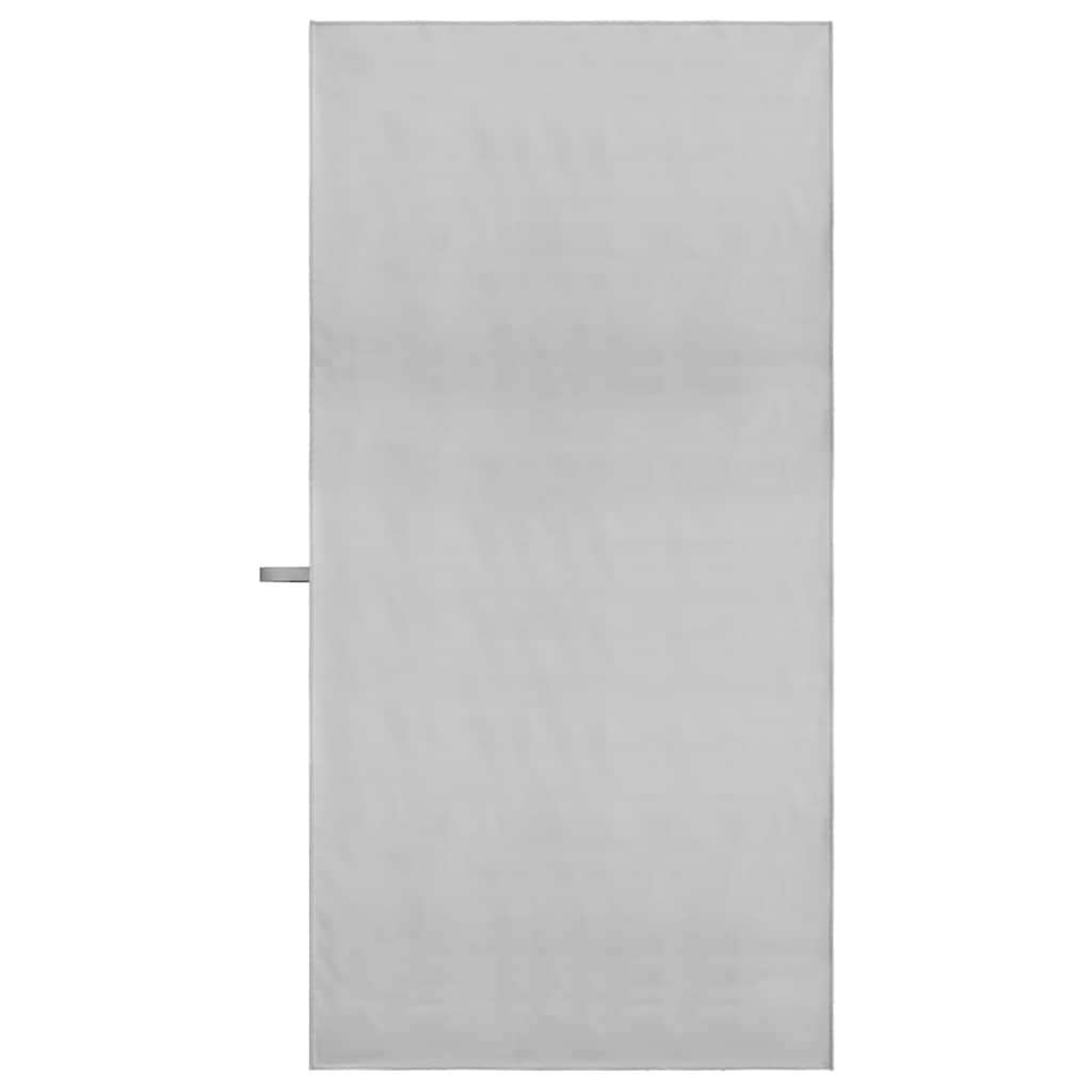 Sportshåndklær 2 pcs Grå 140 x 70 cm Polyester og polyamid
