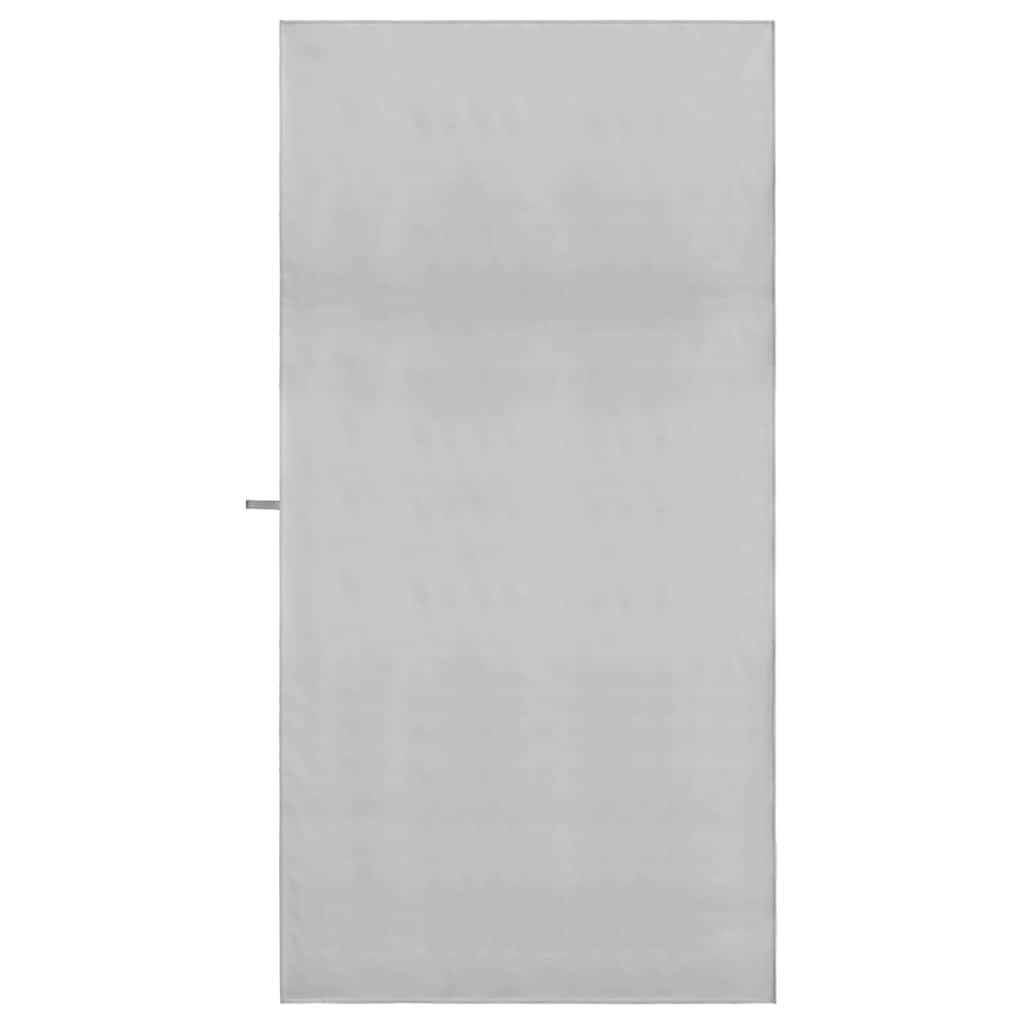Sportshåndklær 2 pcs Grå 200 x 100 cm Polyester og polyamid